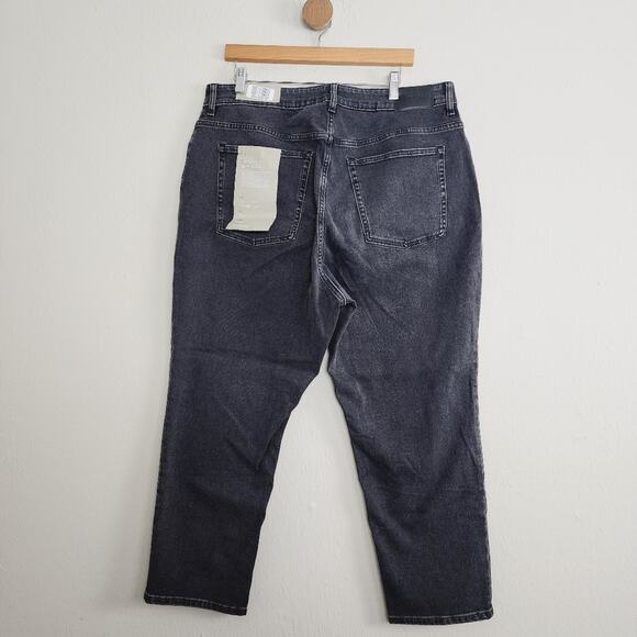 NEW Everlane The Curvy Cheeky Straight Leg Ankle Jean Washed Black - Picture 10 of 13